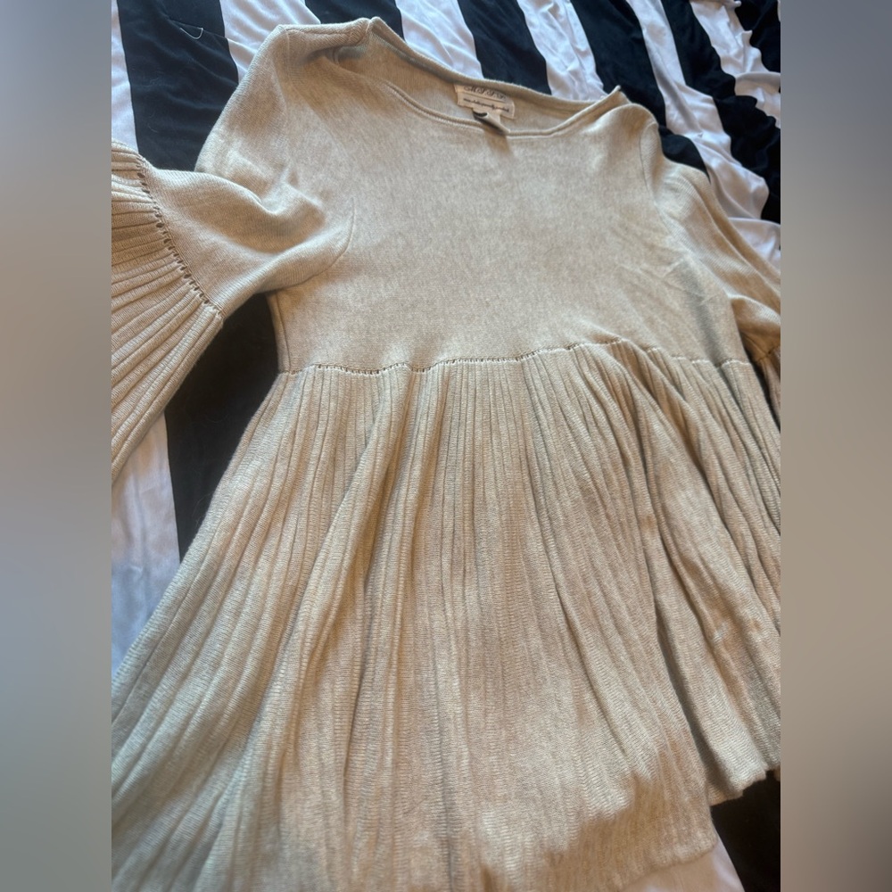 M.S.S.P. Cream Knit Top